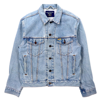 LEVI STRAUSS SIGNATURE 90s Denim Jacket G Jean L Blue Ice Wash | eBay
