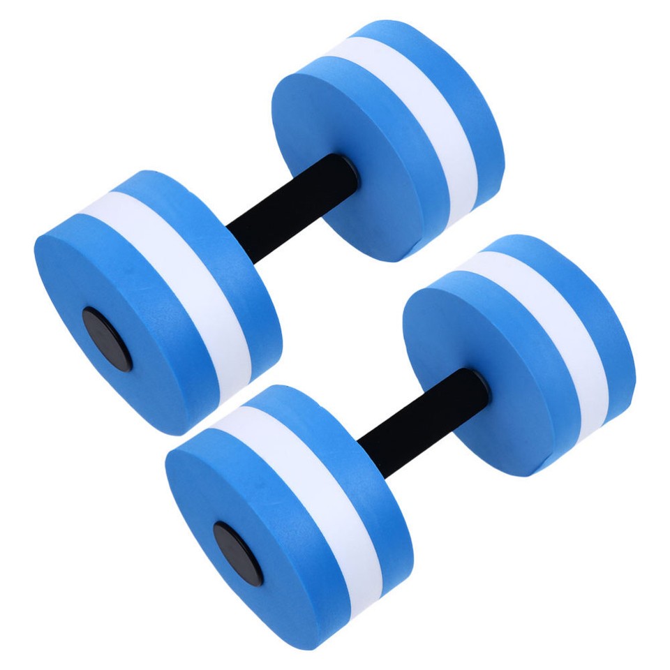 2pcs EVA Foam Water Dumbbells Aquatic Exercise Equipment for Pool