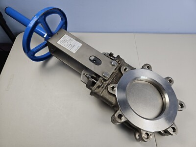 Orbinox 20-3636RI Manual 6'' Uni-Directional Stainless Steel Knife Gate Valve