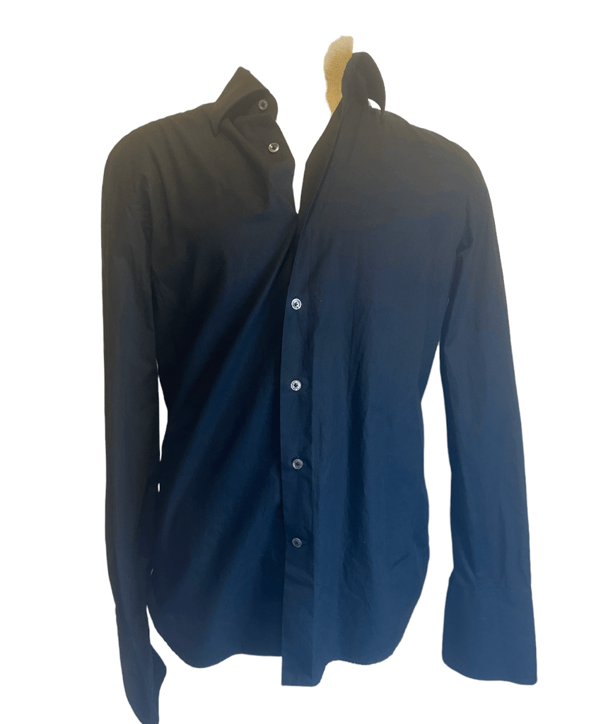 Valentino Shirt For Men Button Down Sz 40 - 15 3/4 W/Cufflinks 