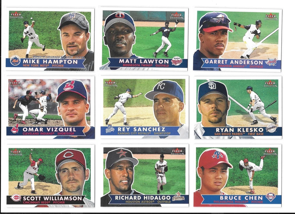 2001 Fleer Tradition Baseball Trading Cards / Choose #s 201 - 450 / mb33 - Image 3 of 4