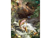 Mountain Hideaway 500 Pc Jigsaw Puzzle on sale Mountain Hideaway 500 Pc Jigsaw Puzzle on sale