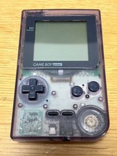 Nintendo Gameboy Pocket Clear Purple Console Handheld System Japan