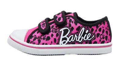 MÄDCHEN BARBIE TRAINER OFFIZIELLER CHARAKTER FREIZEITPUMPS SCHUHE UK GRÖSSE 10-2
