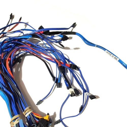 SATA-Datenkabel für interne PC-Festplatte (Menge 36) gemischte Größen - rechter Winkel - Bild 3 von 3