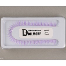 Dollmore 8mm Long Length Doll eyelashes - JM002 Violet
