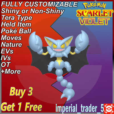 Pokémon Scarlet and Violet   Shiny Gliscor   W/ Best 6IV Customizable