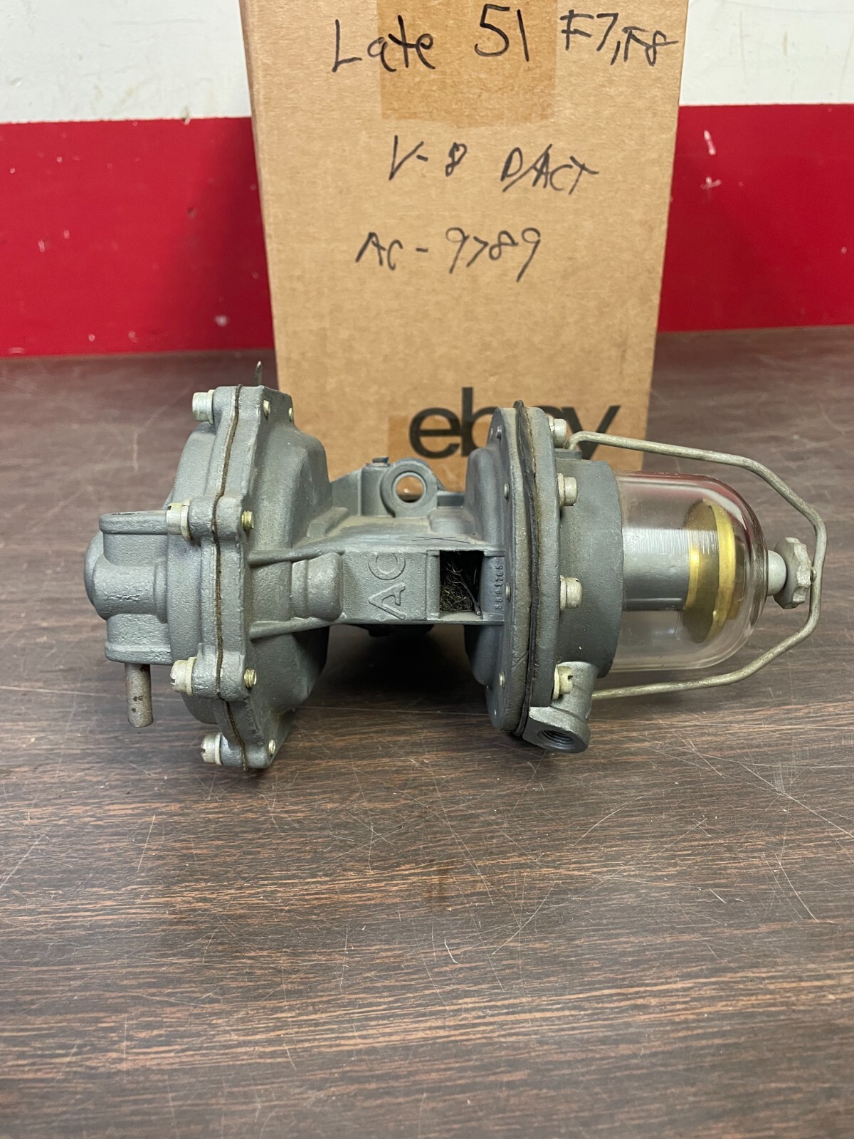 1951 FORD TRUCK V8 AC DUAL ACTION FUEL PUMP NOS 1223 eBay