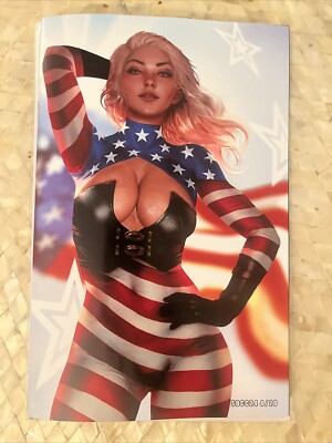 Patriotika #1 Mount Olympus Comic 1st Shikarii LTD 4/20 SDCC 2024 - 2017 Reprint