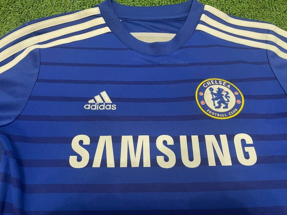 Camiseta deportiva local juvenil Chelsea FC Cesc Fábregas #4 Adidas 2014/15 talla 11-12 años (152 cm) Foto 4 de 4