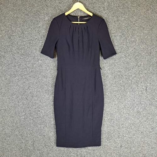 Portmans Womens Dress Size 12 Navy Career Corporate Office Work Business Stretch