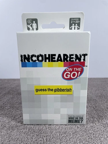 Incohearent game - Party Game - On The Go Edition