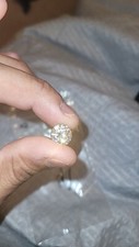 Loose moissanite 5 ct 11 mm VVS1 D Color. 100 percent genuine