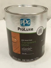 PPG Proluxe SIK240-085 Transparent Matte SRD Wood Finish 085 Teak 1 Gallon
