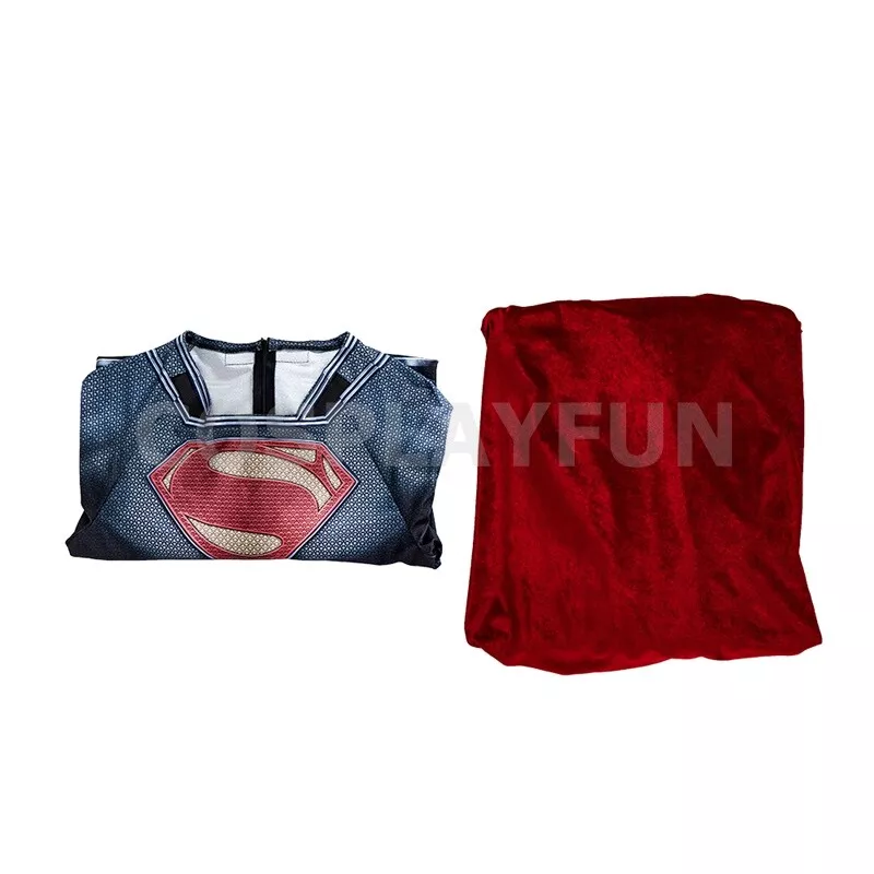 Man Of Steel Superman Clark Kent Battle Suit Halloween Cosplay Costume Set  - Magic Wardrobes