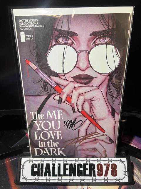 The Me You Love In The Dark #1 Jenny Frison DOUBLE SIGNED Skottie Young T-D