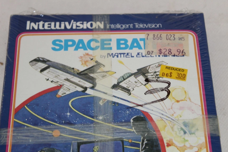 Vintage Intellivision Game SPACE BATTLE Mattel Complete NEW SEALED - Image 3 of 4