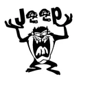 taz vinyl car sticker, decal, window oracal 651 c6