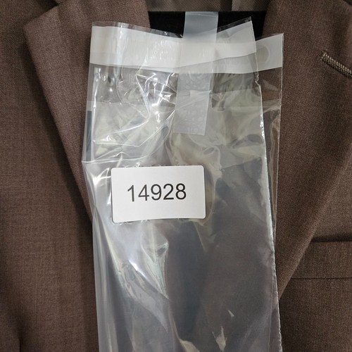 NEW Perry Ellis 40S Suit Blazer Jacket Men Classic Fit Poly Textured Brown - Picture 17 of 17