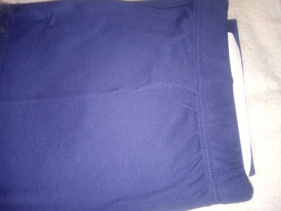 Woman Within Very beautiful BLUE  Skirt  Size 4X Cotton Polyester Elastic Waist