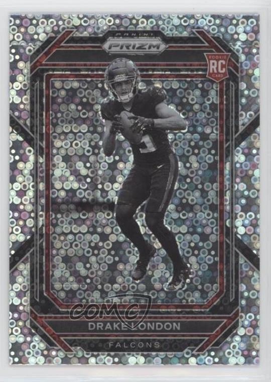 2022 Panini Prizm Rookie Variation No Huddle Prizm Drake London #308 qf8