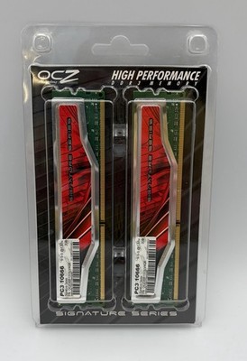 OCZ Signature Series DDR3 Desktop Computer Memory 4 GB (2x2GB) PC3 10666 New