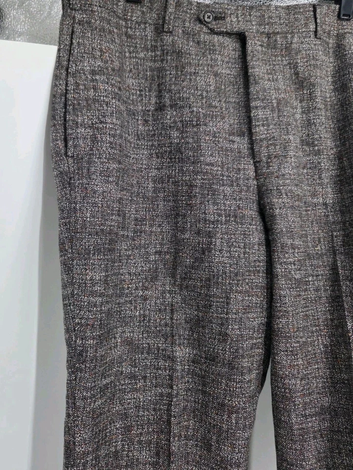 Vestido Brooks Brothers Regent Fit Para Hombre Pantalones 37 Tessuti Di Sondrio Lana Algodón Foto 2 de 4