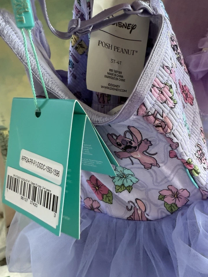 Vestido de tul Disney talla 3T-4T con calcetines y pelo Foto 4 de 4