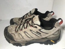 Merrell Moab 2 Waterproof Low Shoes Mens Sz 11.5 Gray Hiking Trail Vibram J08871
