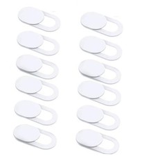 CaseHQ Laptop Camera Cover Slide, 12 Pack Ultra-Thin Webcam 12Pack White
