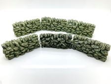 UNBRANDED TOY SOLDIERS SIX DRY STONE WALL SECTIONS 54MM UNBOXED