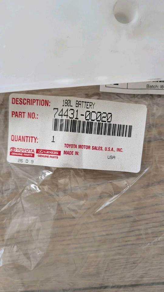 GENUINA BANDEJA BATERÍA TOYOTA 4-RUNNER TACOMA TUNDRA GX460 GX470 LX470 74431-35040 Foto 2 de 3