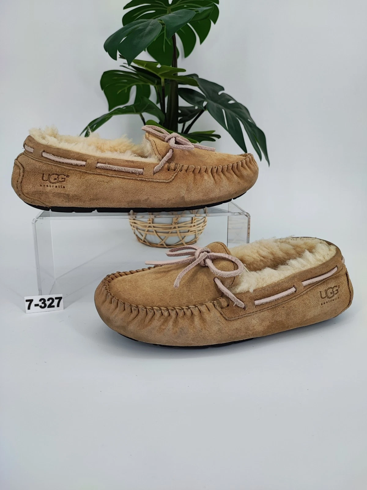 Scarpe mocassino Ugg Australia donna Bella II marrone scamosciato taglia 7 US