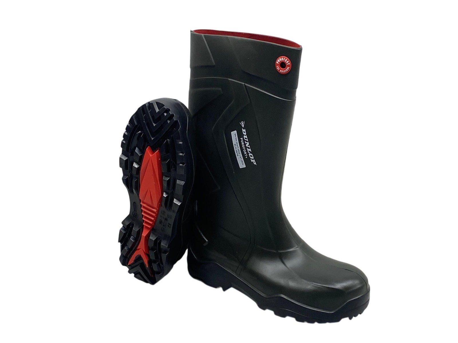 Botas de trabajo hasta la rodilla DUNLOP 42 UE impermeables antideslizantes v...