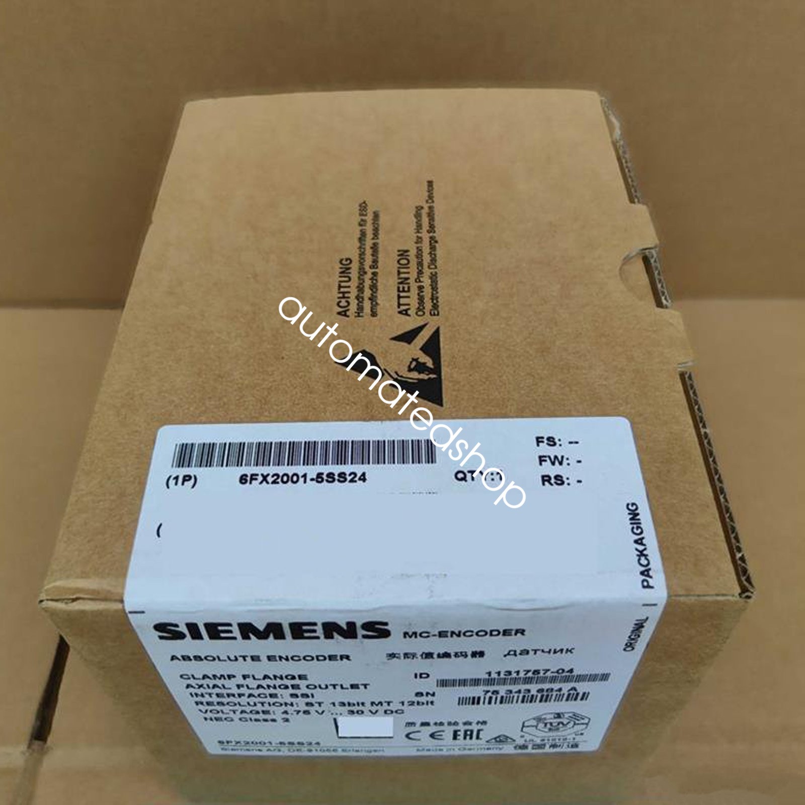 1PC NEW Siemens encoder 6FX2001-5SS24 Shipping DHL or FedEX