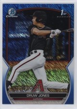 2023 Bowman Chrome Prospects Blue Shimmer Refractor /150 Druw Jones #BCP-25 0o48