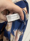 A New Day Women's Skirt Size L Floral Pink Flowers BlueBackground Elastic Waist — photo 4
