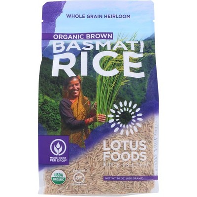 Lotus Foods Organic Brown Basmati Rice 30 Oz