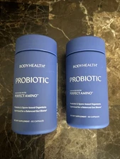 (2 Lot)Probiotic Gut Health Supplement 120 Caps, Sealed, Body Health. Exp 1/2027