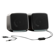 For Desktop 1 Pair USB Powered Computer Speakers with Clear Crisp Sound Quality
