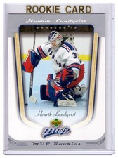 Henrik Lundqvist 2005-06 Upper Deck MVP Rookie Card #418. rookie card picture