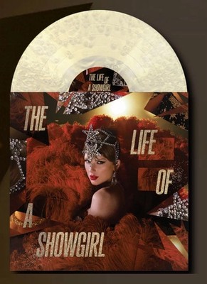 Taylor Swift Life of a Showgirl Tiny Bubbles in Champagne Pearl Vinyl IN HAND