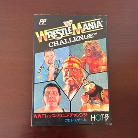 [Good Condition/Complete] WWF WrestleMania Challenge Famicom Software Rare Hot