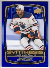 2023-24 Upper Deck Engrained Leon Draisaitl Blue Synthesis Card # S-46