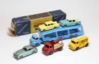 Matchbox Lesney Accessory Pack A2 Bedford Car Transporter - Aston Martin, Minx