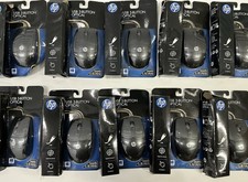 HP Wired USB Optical Mouse Black 10 Pack New Open Box