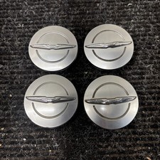Set Of 4 Chrysler 200 300 Pacifica Voyager Tc Center Caps 2018-25 Silver