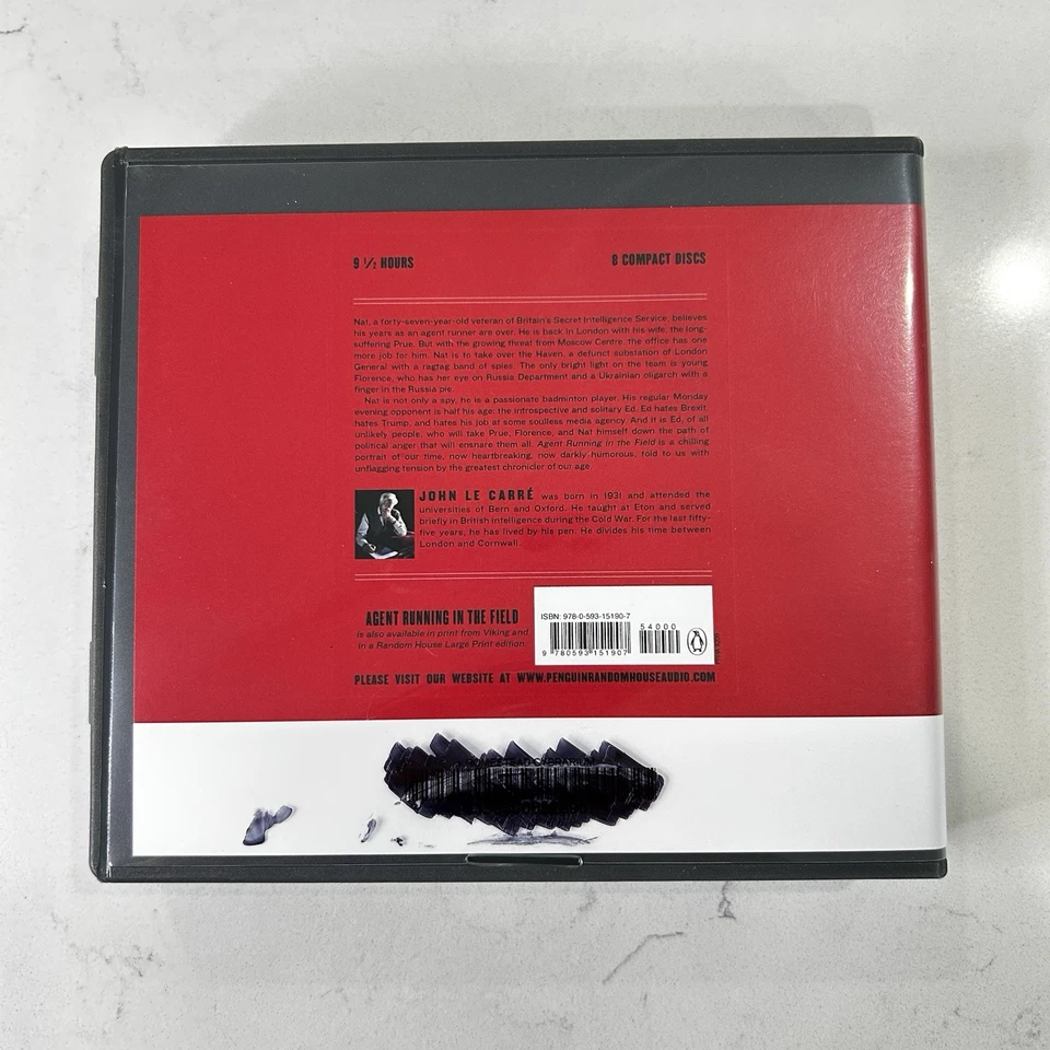 Agent Running in the Field Audiobook 8-Disc Set John le Carré - Image 3 of 4