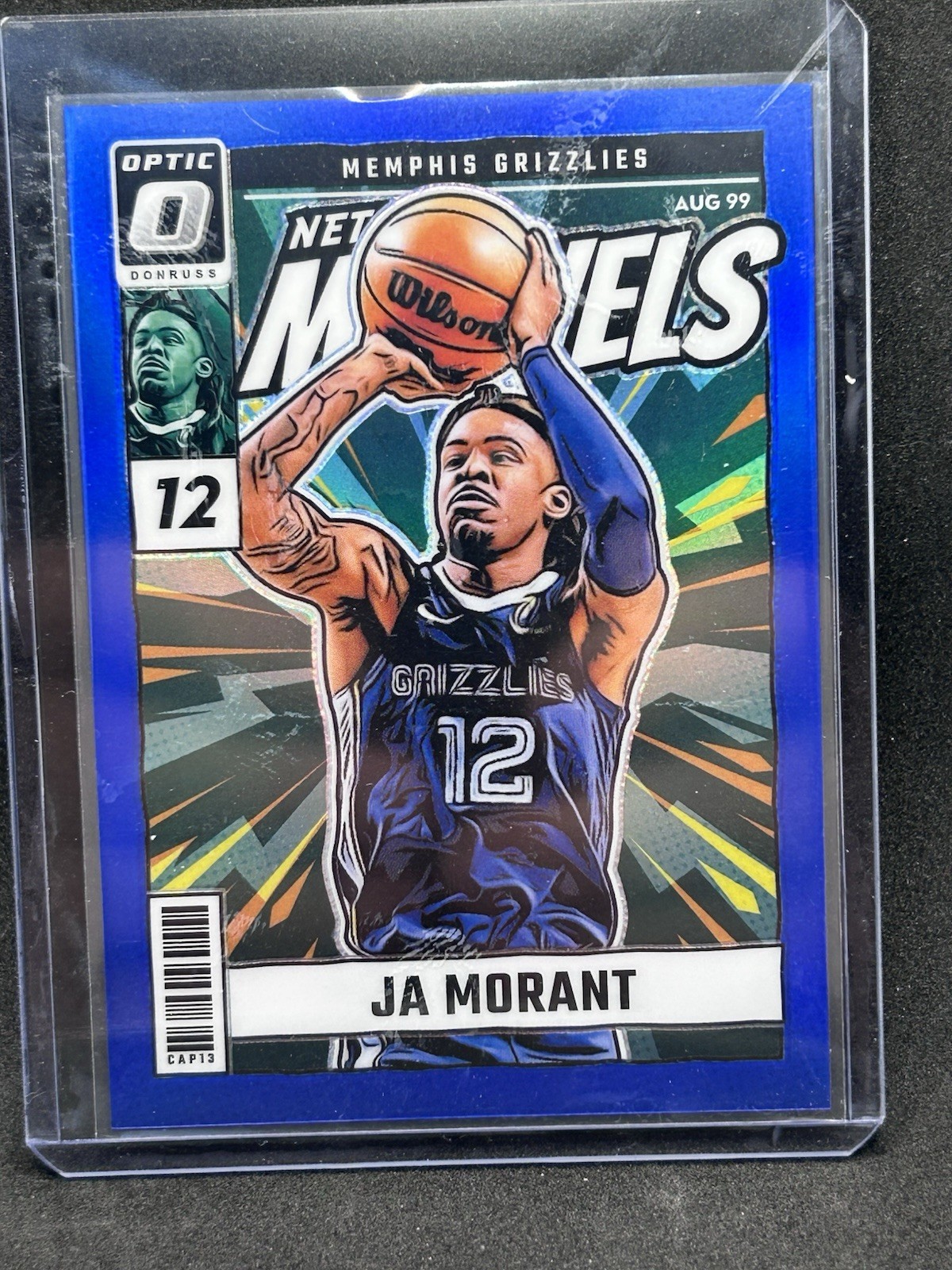 2024-25 Panini Donruss Optic - Net Marvels Ja Morant #10 Blue Prizm /49