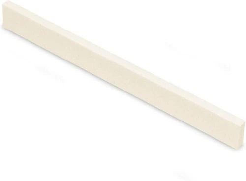 StewMac Bleached White Bone Saddle Blank For Martin